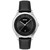 Men's Purity Black Genuine Leather Strap Watch, 41mm