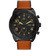Men's Chronograph Bronson Brown Leather Strap Watch 50mm