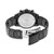 Men's Chronograph Essentials Black Ion Finish Stainless Steel Bracelet Watch 43mm