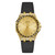 Women's Analog Black Leather Watch 38mm