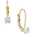 Cubic Zirconia Leverback Drop Earrings (1/2 ct. t.w.) in 10k Gold