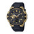 Men's Gold-Tone and Black Resin Strap Watch 49.6mm GSTB400GB1A9