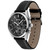 HUGO Men's Chronograph Champion Black Leather Strap Watch 44mm
