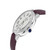 Women's Astor Swiss Quartz Burgundy Genuine Leather Strap Watch 40mm