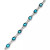 Blue Topaz (13 ct. t.w.) Oval Link Bracelet in Sterling Silver (Also in Mystic Topaz)