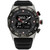 Men's CZ Smart Hybrid Black Silicone Strap Smart Watch 44mm