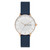 Women's Three-Hand Quartz Riis Blue Leather Watch 36mm