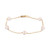 Pink Cultured Freshwater Pearl (5mm) Bracelet in 14k Rose Gold