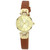 Women's Brown Leather Strap Watch 10-9442CHHY