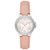Women's Camille Three-Hand Blush Genuine Leather Strap Watch 33mm