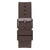 Men's Multi-Function Rose Gold-Tone and Brown Silicone Watch 45mm
