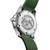 Men's Swiss Automatic HydroConquest Green Rubber Strap Watch 41mm