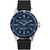 Men's Navi Black Silicone Strap Watch 41mm