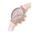 Passage Chrono Pink Leather Strap Watch, 9.52 mm