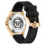 Men's Automatic Skeleton Spectre Black Silicone Strap Watch 42mm