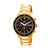 Quartz Maverick Chronograph Gold Alloy Watches 43mm