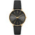 Women's Pyper Black Leather Strap Watch 38mm