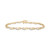 Diamond Link Bracelet (1/10 ct. t.w.) in 10k Gold