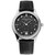 Women's Swiss Classic Diamond (3/8 ct. t.w.) Black Leather Strap Watch 36mm