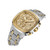 Men's Diamond (1/5 ct. t.w.) Watch in 18k Gold-Plated Two-tone Stainless-steel Watch 48mm