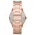 Women's Tibby Multifunction Rose Gold-Tone Stainless Steel Bracelet Strap Watch 40mm