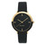 Women's Gold-Tone and Black Strap Watch, 36mm