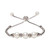 Cultured Freshwater Pearl (8mm & 4mm) Bolo Bracelet in Sterling Silver