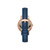 Women's Daisy Blue Leather Strap Watch 34mm