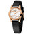 Women's Swiss T-Wave ll Diamond (1/2 ct. t.w.) Black Leather Strap Watch 30mm