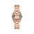 Women's Janelle Multifunction Rose Gold-Tone Stainless Steel Bracelet Watch 36mm MK7095