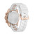 Men's Hurricane White Silicone Strap Watch 44mm