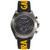 Men's Swiss Chronograph Urban Yellow & Black Silicone Strap Watch 43mm