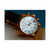 Men's Swiss Chronograph Brown Leather Strap Watch 46mm