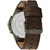 Men's Multifunction Brown Leather Watch 46mm