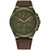 Men's Multifunction Brown Leather Watch 46mm