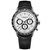 Men's Swiss Automatic Chronograph Freelancer Black Leather Strap Watch 44mm