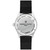 Men's Swiss Automatic Classic Index Black Leather Strap Watch 40mm