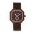 Acadia Wood Bracelet Watch Brown 43Mm