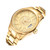 Men's Bond Diamond (1/10 ct.t.w.) 18k Gold Plated Stainless Steel Watch