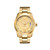 Men's Bond Diamond (1/10 ct.t.w.) 18k Gold Plated Stainless Steel Watch