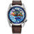Eco-Drive Men's Avatar Brown Leather Strap Watch 42mm
