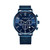 Men's Blue Mesh Stainless Steel Bracelet Watch 48mm