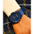 Unisex Smith Blue Silicone Strap Watch 44mm