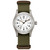Men's Swiss Mechanical Khaki Field Green Nato Strap Watch 38mm