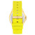 Men's Lime Green Silicone Strap Embossed with Steve Madden Logo Watch, 44X50mm