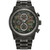 Eco-Drive Men's Chronograph Nighthawk Black Stainless Steel Bracelet Watch 43mm