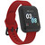 Air 3 Unisex Heart Rate Red Strap Smart Watch 44mm