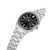 Men's Quartz Slim Silver-Tone Stainless Steel Watch 43mm