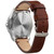 Men's Maverick Brown Leather Strap Watch 43mm