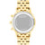 Men's Museum Classic Swiss Quartz Chrono Light Yellow Physical Vapour Deposition (PVD) Watch 42mm